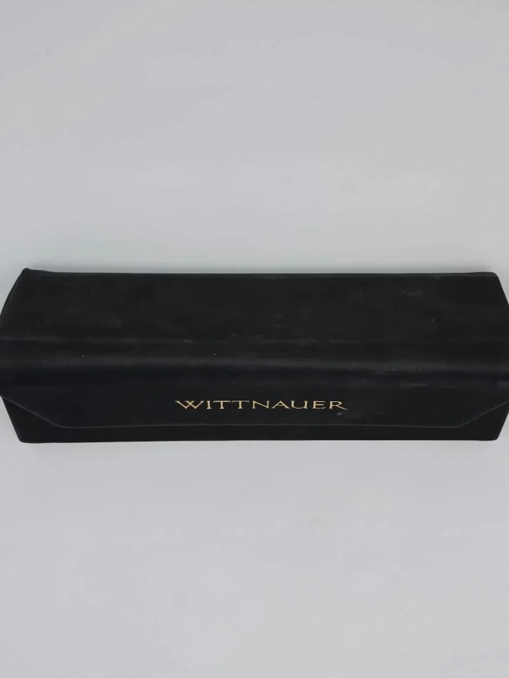 Wittnauer Swanky Berry Red Semi Rimless Cat Eye Eyeglasses Frame w/ Case 52mm